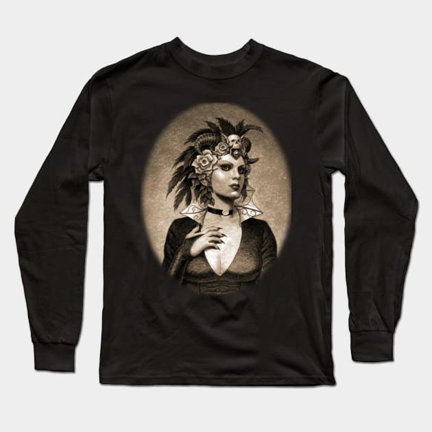 Gothica Long Sleeve T-Shirt by Paul_Abrams